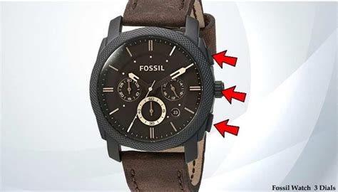 fossil watch setting instructions.